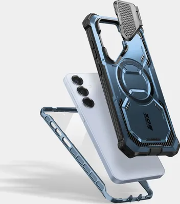 A phone case is shown with a phone, with the case partially covering the phone.