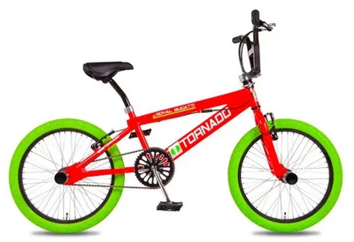 Immagine prodotto di Royal Freestyle BMX 20 - Bugatti - Rosso con pneumatici verdi