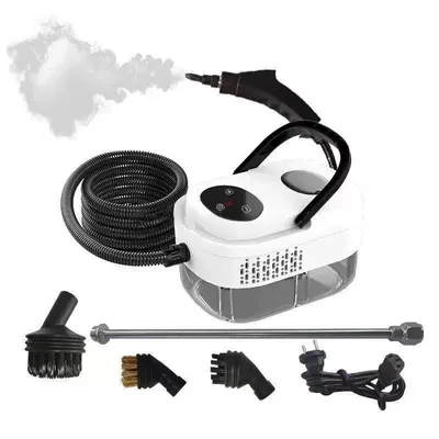 Produktbild von 2500W Haushalts-Hochdruck-Handdampfreiniger, 105° Hochtemperaturdampf, 6-Gang-Einstellung, geeignet für Küchen, Badezimmer, Fliesen, Innenräume