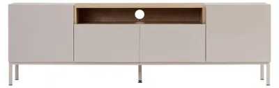 Image de CALICOSY - Meuble TV 4 portes 1 niche L160 cm - OLIVER