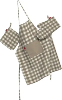 Productafbeelding van Keukenset: Schort, ovenhandschoen, vaatdoekjes