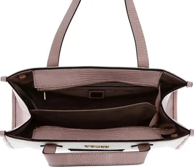 Produktbild von Guess Damen Handtasche G Status Tote Natural / Light Rose HWWK9198220NLR