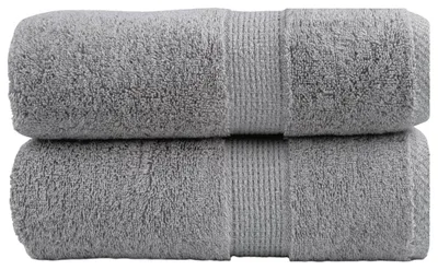 Immagine prodotto di vidaXL Asciugamani per ospiti Premium SOLUND, 2 pezzi, grigio, 30x50 cm, 600 g/m²