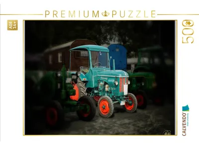 Produktbild von CALVENDO Puzzle Oldtimer Traktor Hanomag | 500 Teile Lege-Größe 48 × 36 cm Foto-Puzzle für Erwachsene