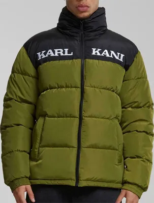 Produktbild von Jacke Karl Kani Retro Essential Puffer Jacket Olive, Größe: L