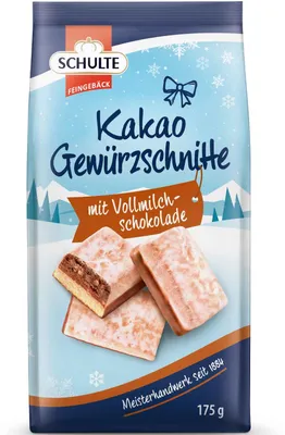 Produktbild von Schulte Kakao Gewürzschnitte 175g