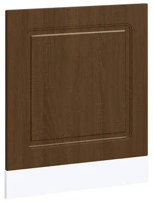 Image de Panneau de cache-lave-vaisselle vidaXL Kalmar, aspect chêne brun, 60 x 1,5 x 57 cm