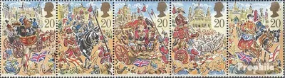 Produktbild von Briefmarken Großbritannien 1989 Mi 1230-1234 Fünferstreifen (kompl.Ausg.) postfrisch London