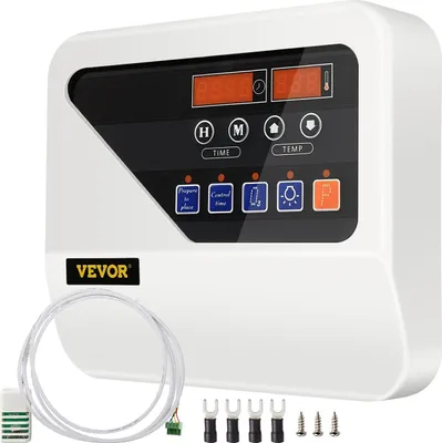 Image de Contrôleur externe pour poêles de sauna de 3 kW à 9 kW Unité deContrôleur pour poêle de sauna 104-221 °F Température et durée