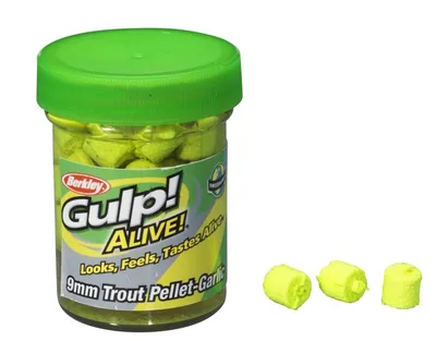 Produktbild von Berkley® Gulp! Alive Trout Pellet Knoblauch-Chatreuse - 1286165