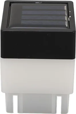 Image de Eclairage de Poteau de Clôture à Energie Solaire LED Jaune Chaud Eclairage de Poteau de Clôture pour Jardin Patio