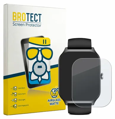 Produktbild von BROTECT Entspiegelungs Schutzglas für Kriutefy Smartwatch 1.83" Schutzfolie Panzer Folie Glas Display Schutz matt