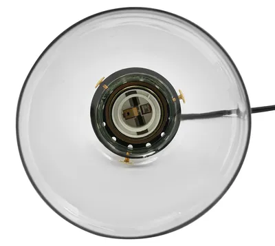 Zdjęcie produktu dla Lampa wisząca – oprawka E27 – metalowy klosz 14×24 cm – AC 90–260 V – maks. 60 W – bez żarówki – biała