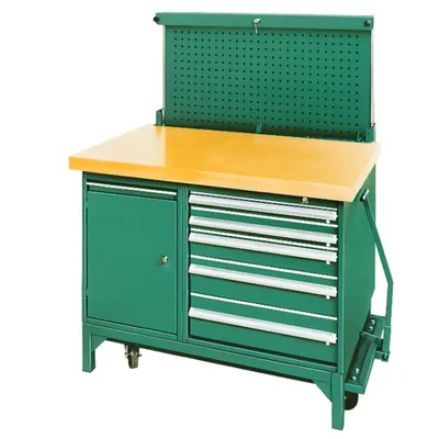 Produktbild von STAHLWILLE Fahrbare Werkbank 5 Schubl. L.760mm x B.1200mm x H.1400mm