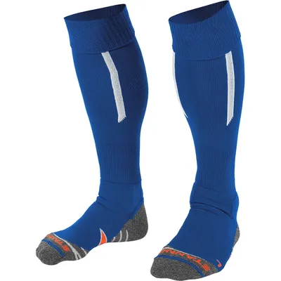 Productafbeelding van Stanno Forza II Voetbalkousen - Wit / Royal  | Maat: 36-40