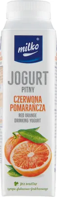 Produktbild von Milko Trinkjoghurt Rot Orange 330 ml
