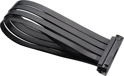 Zdjęcie produktu dla Phanteks Riser Cable PCIe 4.0 kątowy 600 mm czarny Kabel