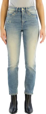 Produktbild von Salsa Jeans Glamour Cropped Slim Fit Jeans Blau 25 / 28 Frau Blau 25