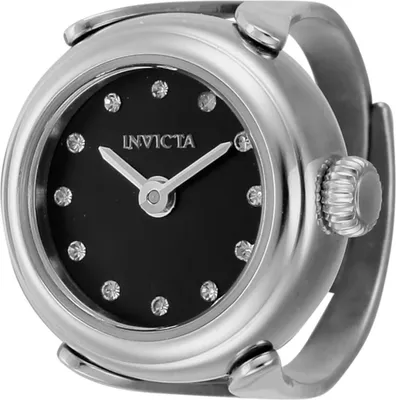 Produktbild von Invicta Mini 44481 Damen Uhr - Quartz Bewegung - Edelstahl mit schwarzem Zifferblatt - 17 mm