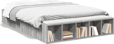 Obrázek produktu pro vidaXL Postelový rošt Grey Sonoma 120x190 cm výrobek ze dřeva