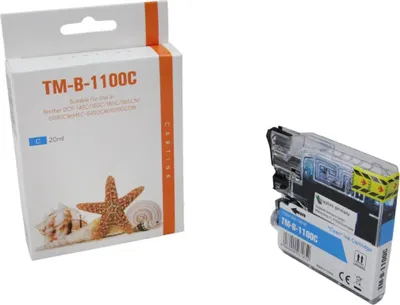 Produktbild von cyan Tinte 4.6-LC980C kompatibel mit Brother LC-980c [ LC-980 ]