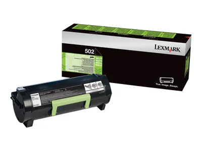 Produktbild von Lexmark 502 - 1500 stran - černá - 1 jednotka(y)