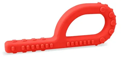 Image de Ark Therapeutics - Jouet à mâcher sensoriel, rouge, en plastique