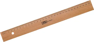 Obrázok produktu pre Möbius+Ruppert 1930 - 0000, Stolové pravítko, buk, Drevo, Cm, mm, 300 mm, 1 kusov