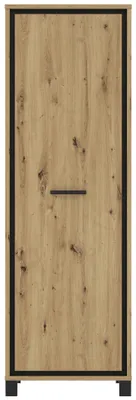 Garderobenschrank TRONDHEIM Artisan Eiche / Schwarzeiche von Forte