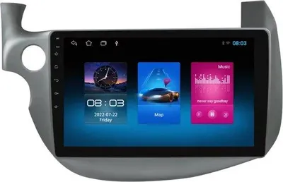 Produktbild von Autoradio mit Bluetooth und CarPlay für Honda Fit und Jazz (2007–2013) – kompatibel mit Apple und Android – Stereoanlage mit Navigationssystem – 1 GB/16 GB Speicher