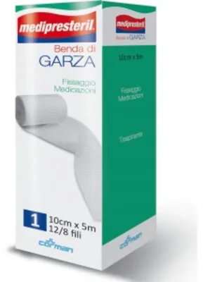 Immagine prodotto di Benda Di Garza Medipresteril 12/8 M5X10Cm