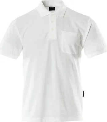 Produktbild von MASCOT® Borneo Polo-shirt Größe 2XL, weiss | Packung (1 Stück)