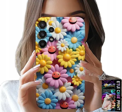 Image de Étui Pour Samsung Galaxy A32 5G - Fleurs Colorées, Marguerites Étui