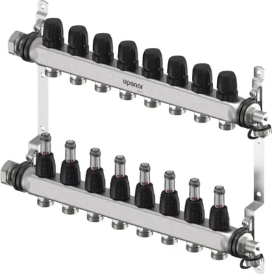 Produktbild von UPONOR Vario S Verteiler FM, 8xG3/4, Euro, G1, 1 Stk.