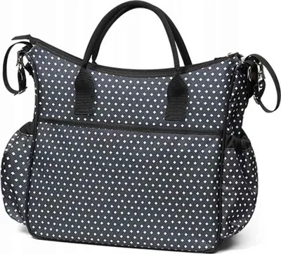 Produktbild von Babyono Basic so Stadtwechselsack! - Schwarz/Druck