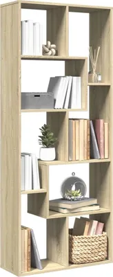 Productafbeelding van Maison Exclusive - Boekenkast als roomdivider, Sonoma-eikenhout, 67x25x161,5 cm, houtvezel