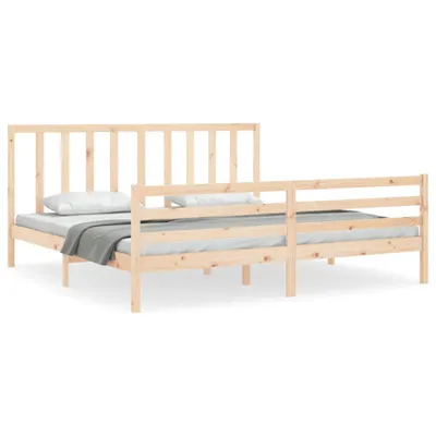 Produktbild von vidaXL Massivholzbett ohne Matratze 200x200 cm Kiefer