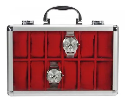Produktbild von SAFE 265-1 Uhrenkoffer, innen rot f. 12 Uhren