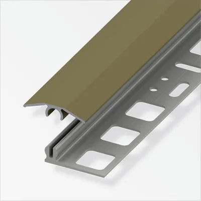 Produktbild von alfer Übergangs-Profil 2 m, 25 x 7 mm Aluminium eloxiert bronze