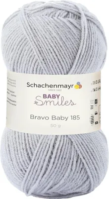 Produktbild von Schachenmayr Bravo Baby 185, 50g Grau Handstrickgarne