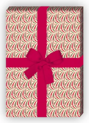 Produktbild von Elegantes Geschenkpapier Set mit Jugendstil Kacheln, hell - G8503, 32 x 48cm