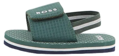 Obrázek produktu pro BOSS, dětské, pantofle, zelené, velikost 19