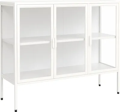 Zdjęcie produktu dla Szklana obudowa stojąca | Etui na wyświetlacz Szkło z bezpiecznym szkłem ESG | Wymiary ok.  H. 80 x W. 100 x D. 35 cm | Stand display cabinet glass | Nowoczesne i oszczędne miejsce | Szklana szafka ekspozycyjna – Floka L