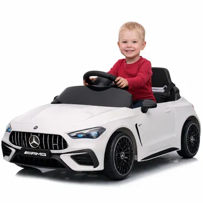 Produktbild von FINOOS Kinder Elektroauto 12V - Mercedes CLE53 AMG - Fernbedienung - Weiß