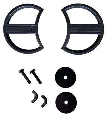 Produktbild von Emblem- und Logohalter schwarz glänzend für Audi A1 8X 2011–2018