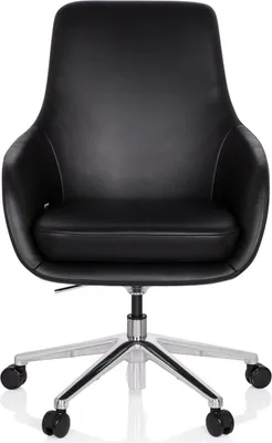 Obrázok produktu pre hjh OFFICE Profesionálne manažérske kreslo BARENO Ergonomické kancelárske kreslo s podrúčkami Kožené otočné kreslo do kancelárie, domácnosti