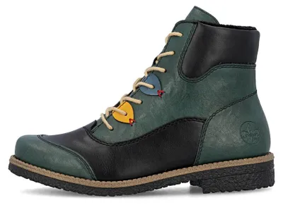 Produktbild von Rieker Schnür-,Zug-u.Schnallenstiefel in grün, Gr. 36