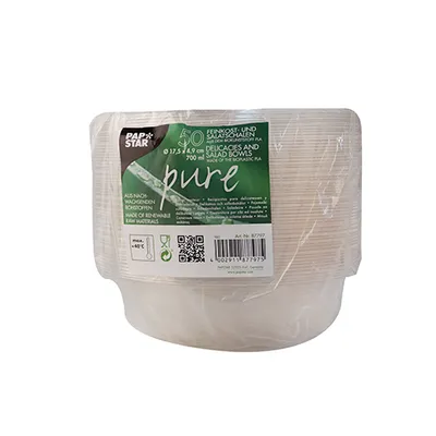 Obrázek produktu pro Papstar Feinkost-u.Salatschalen pure 17,5 x 4,9 cm 700ml 50 Stück