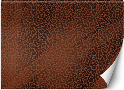Produktbild von Vlies fototapete Panther Leopardenfell Fleckenmuster 254x184 cm Feeby Rot inkl. Kleber einfache Montage