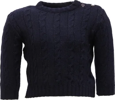 Obrázok produktu pre 9470U maglione bimbo PAIO CRIPPA lana Vlna modrý sveter dieťa